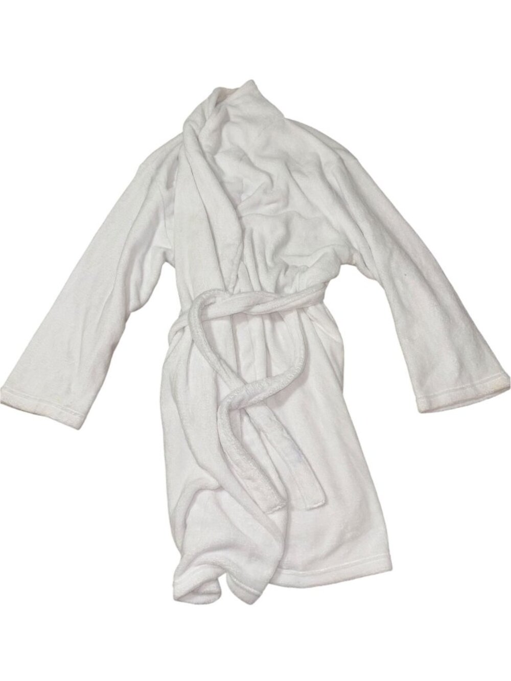 Silverone White One Size Soft Robe